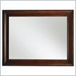 ADD TO YOUR SET: Hooker Furniture Abbott Place Landscape Mirror in Warm Cherry Finish