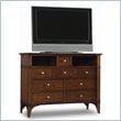 ADD TO YOUR SET: Hooker Furniture Abbott Place Eight-Drawer Media Chest in Warm Cherry