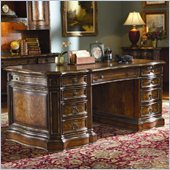 Hooker Furniture Beladora Executive Desk in Caramel Finish