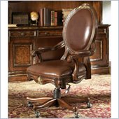 Hooker Furniture Beladora Swivel Desk Chair in Caramel Finish