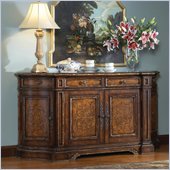 Hooker Furniture Beladora 76in Credenza in Caramel with Gold Tipping