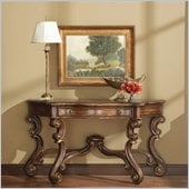 Hooker Furniture Beladora Sofa Table in Caramel with Gold Tipping