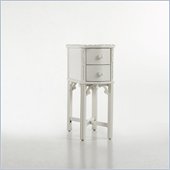 Hooker Furniture Envision Scalloped Gallery Chairside Chest in White
