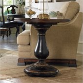 Hooker Furniture Grandover Round Pedestal End Table