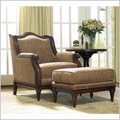 Hooker Furniture Grandover Chair and Ottoman Set