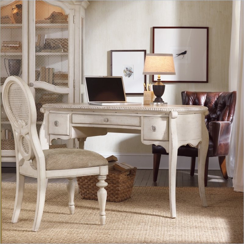 White Writing Desk With Hutch Hooker Furniture Primrose Hill Oval