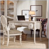 Hooker Furniture Primrose Hill Oval Writing Desk in Trellis White