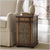Hooker Furniture Seven Seas Embossed Design Accent Chairside Table
