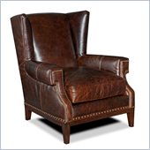 Hooker Furniture Seven Seas Club Chair in Voyager Freedom Leather