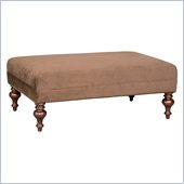 Hooker Furniture Seven Seas Cocktail Ottoman in Bella Chocolate