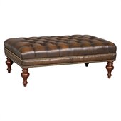 Hooker Furniture Seven Seas Tuft Cocktail Ottoman in Sarzana Fortress