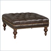 Hooker Furniture Seven Seas Square Cocktail Ottoman in Etosha Halali