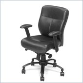 Hooker Furniture Seven Seas Executive Swivel Tilt Chair in Black