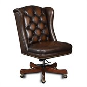 Hooker Furniture Seven Seas Tufted Executive Chair in Sarzana Fortess