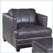 Hooker Furniture Seven Seas Stationary Chair in Zorro Carbon