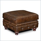 Hooker Furniture Seven Seas Ottoman in Old Saddle Cocoa