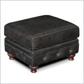 Hooker Furniture Seven Seas Ottoman in Old Saddle Black