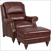 Hooker Furniture Seven Seas Chair and Ottoman in Savoy Arles
