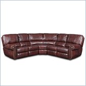 Hooker Furniture Seven Seas 3 Pc Power Sectional in Tuscany Hillside