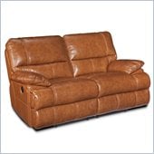 Hooker Furniture Seven Seas Reclining Loveseat in Chestnut