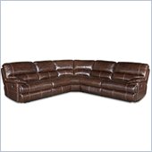 Hooker Furniture Seven Seas 5 Piece Recliner Sectional in Espresso