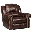 ADD TO YOUR SET: Hooker Furniture Seven Seas Glider/Recliner Chair in Saddle Brown