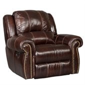 Hooker Furniture Seven Seas Glider/Recliner Chair in Saddle Brown