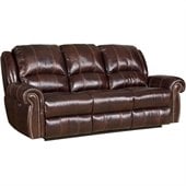 Hooker Furniture Seven Seas Power Motion Sofa in Saddle Brown