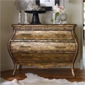 Hooker Furniture Sanctuary Three-Drawer Bombe Chest in Bling