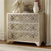 Hooker Furniture Sanctuary Fretwork Chest in Pearl Essence
