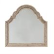 ADD TO YOUR SET: Hooker Furniture Sanctuary Shaped Landscape Mirror in Pearl Essence