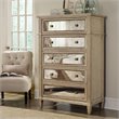 ADD TO YOUR SET: Hooker Furniture Sanctuary Five Drawer Chest in Pearl Essence