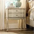 ADD TO YOUR SET: Hooker Furniture Sanctuary Two Drawer Leg Nightstand in Pearl Essence