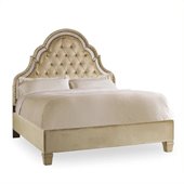 Hooker Furniture Sanctuary Upholstered Bed in Pearl Essence