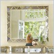 ADD TO YOUR SET: Hooker Furniture Sanctuary Landscape Mirror with Diamond Motif in Gold