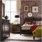 Hooker Furniture Sanctuary 3 Piece Bedroom Set in Ebony
