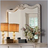 Hooker Furniture Primrose Hill Carved Mirror in Trellis White