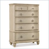 Hooker Furniture Primrose Hill Six Drawer Chest in Trellis White