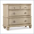 ADD TO YOUR SET: Hooker Furniture Primrose Hill Four-Drawer Bachelors Chest in Trellis White