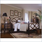 Hooker Furniture Preston Ridge Low Post Bed 4 Piece Bedroom Set