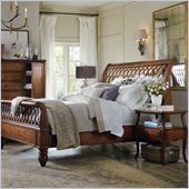 Hooker Furniture Primrose Hill Lattice Sleigh Bed 5 Piece Bedroom Set