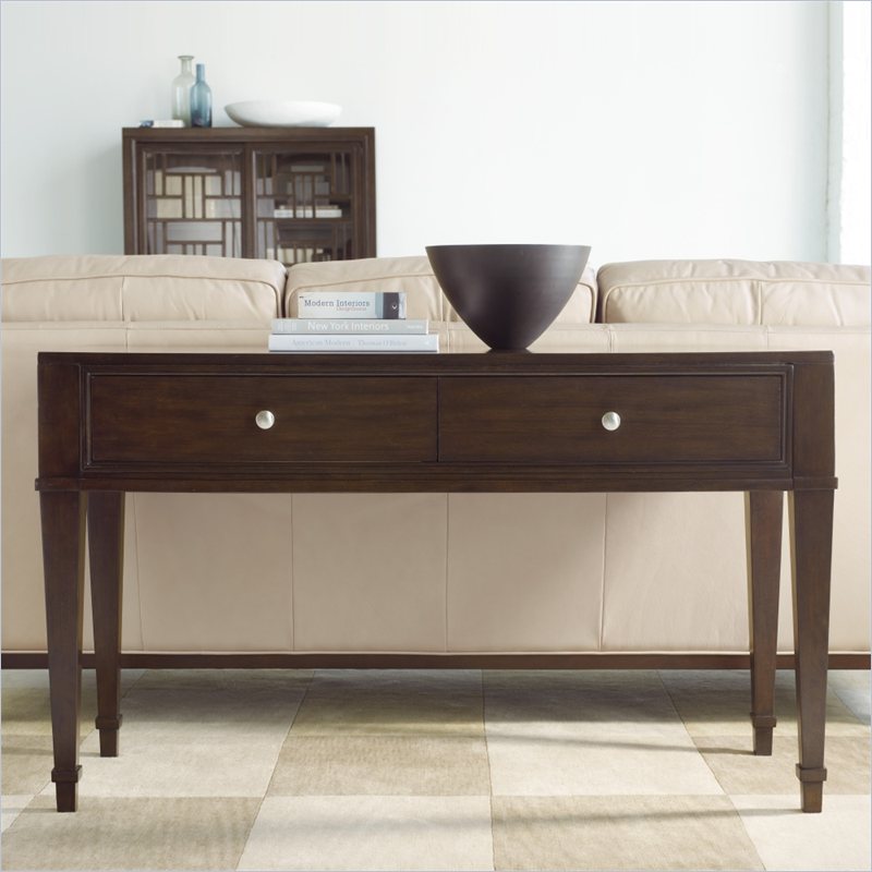 Hooker Furniture Ludlow Sofa Table in Walnut