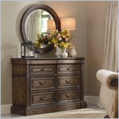 Hooker Furniture Rhapsody Eight Drawer Media Chest and Mirror Set