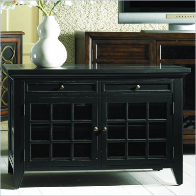 Hooker Furniture Fairview Entertainment Console in Ebony Finish
