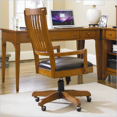 Hooker Furniture Abbott Place Desk Chair in Natural Cherry