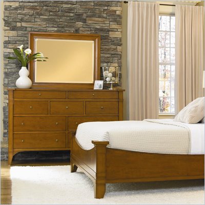 Hooker Furniture Abbott Place Landscape Dresser and Mirror Set