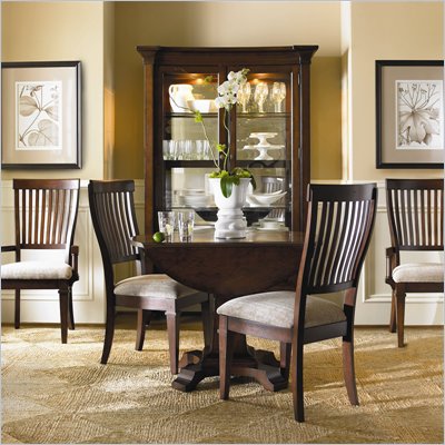 Hooker Furniture Abbott Place China Cabinet in Warm Cherry Finish