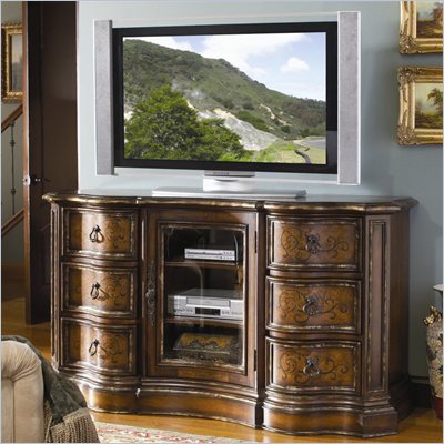 Hooker Furniture Beladora Entertainment Console in Caramel Finish