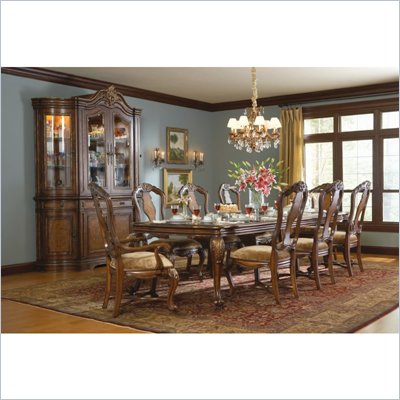 Hooker Furniture Beladora Rectangle Dining Table in Caramel Finish