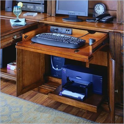 Hooker Furniture Brookhaven 32" Computer Desk in Clear Cherry Finish